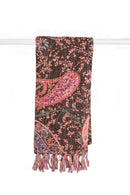 Neck Scarf - 18" x 72" Multicolor, Kantha - Scarf