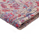 Cotton Throw Blanket - 50" x 70" Multicolored, Kantha Cotton - Throw