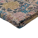 Cotton Throw Blanket - 50" x 70" Multicolored, Kantha Cotton - Throw