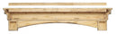 Fireplace Shelf - 48" Graceful Dune Pine Wood Mantel Shelf
