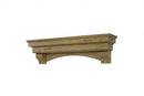 Fireplace Shelf - 60" Modern Dune Pine Wood Mantel Shelf