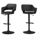 Bar Stools For Sale - 21" x 22'.5" x 36" Black, Foam, Metal, Leather-Look - Barstool