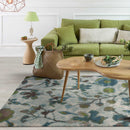Indoor Outdoor Carpet - 7'10" x 10'10" Polypropylene Teal Area Rug