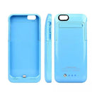 3500Mah New Portable External Battery Case For iPhone6 6S Case Spare Battery Charger Case For iPhone 6 6s Power Bank Case-Blue-JadeMoghul Inc.