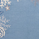 Shaw Carpet - 5' x 7'6" Polyester Sea Blue Area Rug