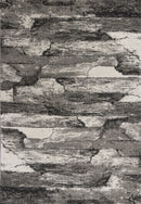 Gray Rug - 5'3"X 7'7" Polypropylene Grey Area Rug