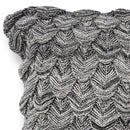Black Throw Pillows - 20" x 20" Cotton Black Pillow