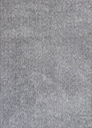 Grey Living Room Rug - 27" X 45" Polyester Grey Heather Area Rug