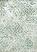 Silver Rug - 3'3" x 4'11" Polyester Sand Silver Area Rug