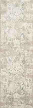 Kitchen Runner Rugs - 2'2" x 6'11" Runner Polypropylene Ivory Area Rug
