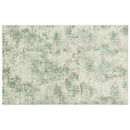 Kitchen Runner Rugs - 2'2" x 6'11" Runner Polypropylene and Viscose Ivory Area Rug