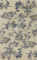 Area Rugs On Sale - 30" x 50" Wool Ivory/Blue Area Rug