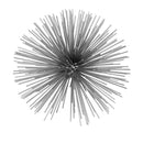 Decorative Spheres - 10" x 10" x 10" Silver/Large Spiked - Sphere