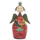 Christmas Decorations - 3" x 6.5" x 11 Red/Green/White/Yellow Reclaimed Iron - Fairy