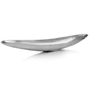 Decorative Tray - 5" x 31.5" x 4" Aluminum - Long Boat Tray