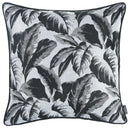 Couch Pillow Covers - 17"x 17" Jacquard Tropical Winter Leaf Decorative Throw Pillow Cover