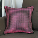 Throw Pillow Covers - 17"x 17" Jacquard Lily Decorative Throw Cover Pillow