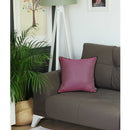 Throw Pillow Covers - 17"x 17" Jacquard Lily Decorative Throw Cover Pillow