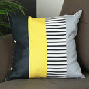Outdoor Pillow Covers - 18"x18" Mix Colored Scandi Stripes Decorative Throw Pillow Cover