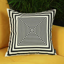 Cheap Throw Pillow Covers - 18"x18" Skandi BW Focus Decorative Throw Pillow Cover Printed