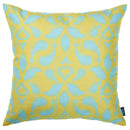 Christmas Throw Pillow Covers - 18"x18" Green Ikat Decorative Throw Pillow Cover Printed