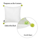 Cheap Throw Pillow Covers - 18"x 18" Tropical Pineapple Printed Decorative Throw Pillow Cover