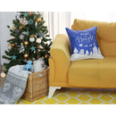 Pillow Covers - 18"x18" Christmas Snow Printed Decorative Throw Pillow Cover