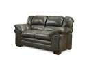 Comfy Loveseat - 75" X 39" X 39" Stallion Charcoal 100% PU (polyurethane)  Loveseat