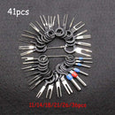 36/ 41pcs Car Terminal Removal Kit Wiring Crimp Connector Pin Extractor Puller Terminal Repair Professional Tools AExp