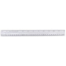 (36 EA) 12IN PLASTIC RULER CLEAR-Supplies-JadeMoghul Inc.