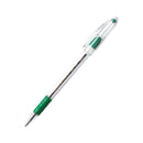 (36 EA) PENTEL RSVP GREEN MED POINT-Supplies-JadeMoghul Inc.