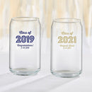 36-Personalized 16 oz. Can Glasses - Class of 2018-Personalized Coasters-JadeMoghul Inc.