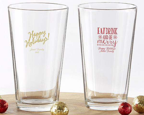 36-Personalized 16 oz. Pint Glasses - Holiday-Personalized Coasters-JadeMoghul Inc.