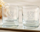 36-Personalized 9 oz. Rocks Glasses - He Asked, She Said Yes-Personalized Coasters-JadeMoghul Inc.