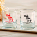 36-Personalized 9 oz. Rocks Glasses - Ho, Ho, Ho-Personalized Coasters-JadeMoghul Inc.