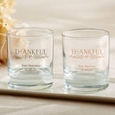 36-Personalized 9 oz. Rocks Glasses - Thankful-Personalized Coasters-JadeMoghul Inc.