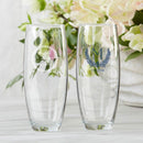 36-Personalized 9 oz. Stemless Champagne Glasses - Botanical Garden-Personalized Coasters-JadeMoghul Inc.
