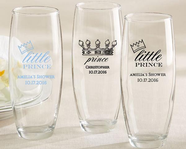 36-Personalized 9 oz. Stemless Champagne Glasses - Little Prince-Personalized Coasters-JadeMoghul Inc.