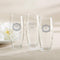36-Personalized 9 oz. Stemless Champagne Glasses - Milestone Silver-Personalized Coasters-JadeMoghul Inc.