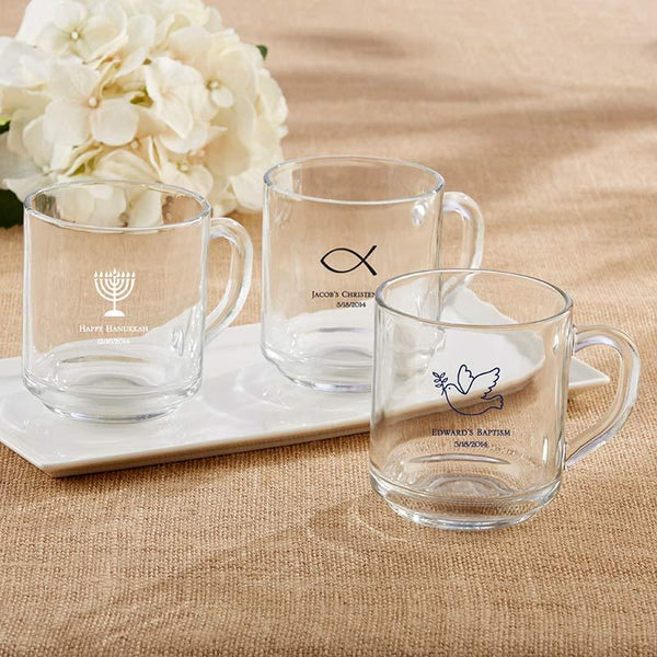 36 - "Rise and Shine" 10 oz. Glasses Coffee Mugs - Religious-Personalized Coasters-JadeMoghul Inc.