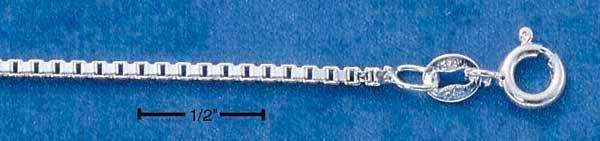 36" Sterling Silver 030 Box (1.5mm)-Silver Chains-36-JadeMoghul Inc.