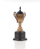 Living Room Decor - 6.5" x 4.5" x 12.5" Alum/Wooden Trophy Big