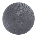 Cheap Room Decor - 19" x 19" x 2.6" Dark Gray, Sandstone, Round Wave Medium Plaque