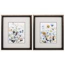 Digital Picture Frame - 15" X 17" Brushed Silver Frame Holland Spring Mix (Set of 2)