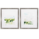 Large Picture Frames - 26" X 30" Silver Frame Custom Liquid Valley (Set of 2)