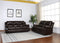 Modern Leather Sofa - 142" X 76" X 80" Brown  Sofa Love