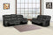 Modern Leather Sofa - 150" X 72" X 80" Gray Sofa Love