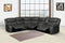 Sectional Sofa - 92"/106" X 37" X 39" Gray Reclining Sectional