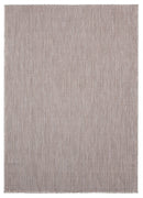 Rug Store - 63" x 90" x 0.04" Terracotta Polypropylene Area Rug