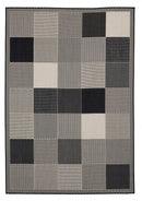 Black Rug - 63" x 90" x 0.04" Black Polypropylene Area Rug